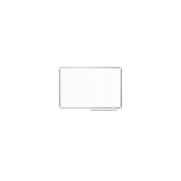 12"x24" Magnetic Planning Dry Erase Board, Aluminum Frame
